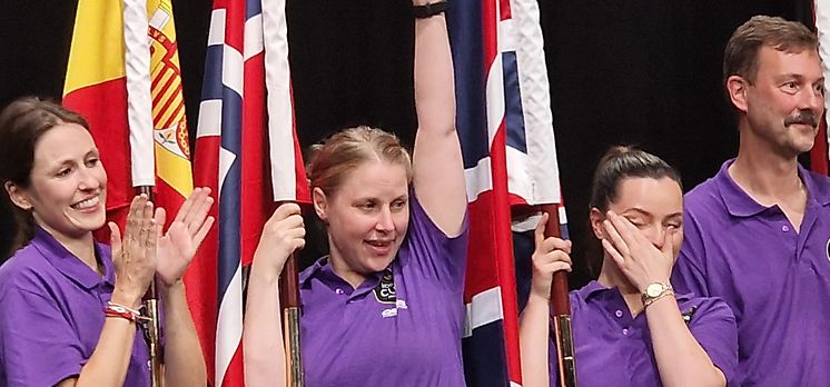Lisa vinner sølv i VM
