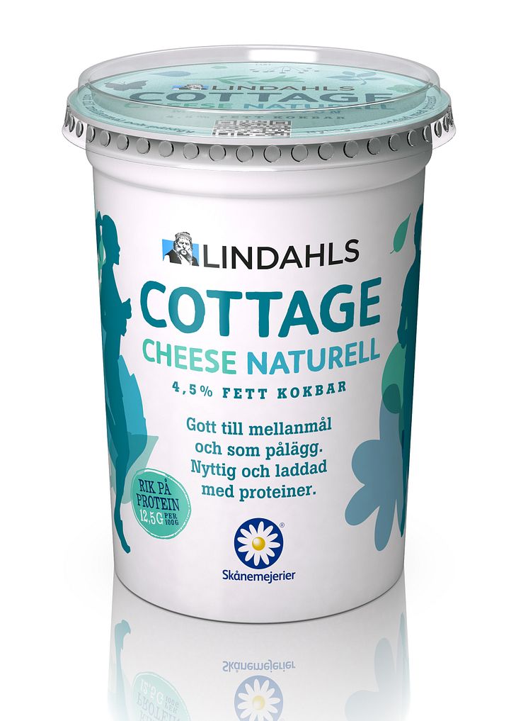 Lindahls Cottage cheese naturell 450 g