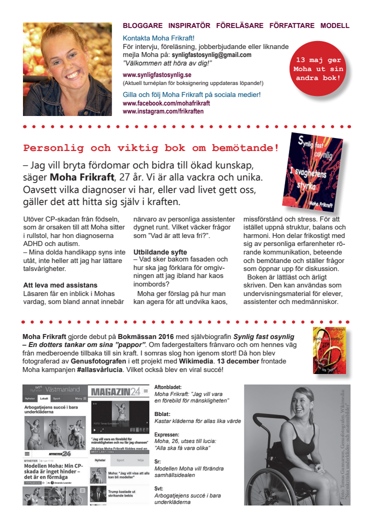 Moha Frikraft - Synlig fast osynlig - I svaghetens styrka