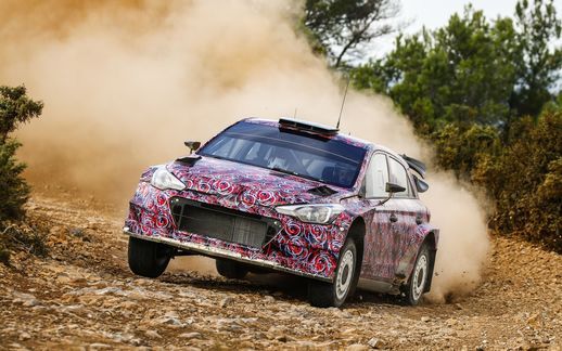 New Generation Hyundai i20 WRC test