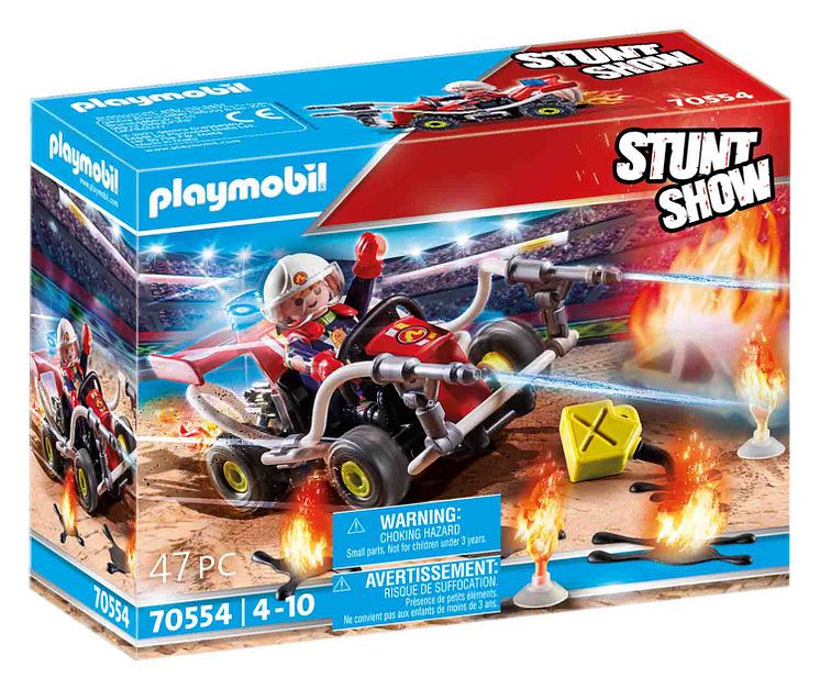 Stuntshow Feuerwehrkart (70554) von PLAYMOBIL