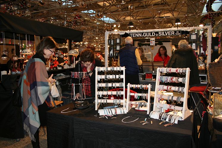 Tenntrådsarbeten på Julmarknaden i Nordstan 2012