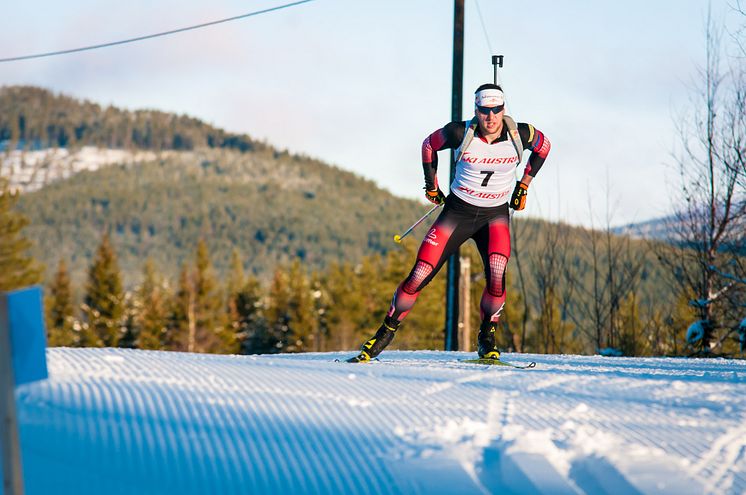 Østerrikske skiskyttere trener i Trysil.