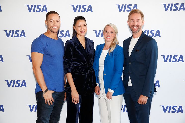 „Ich zahle Visa“-Event in Hamburg mit Andrej Mangold, Rebecca Mir, Merle Meier-Holsten, Daniel Boschmann (v.l.n.r.).JPG