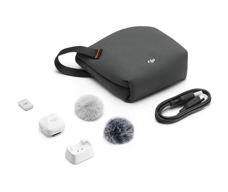 DJI Mic Mini Transmitter（Arctic White）— Left Side 45 Degree.jpg