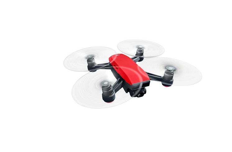 DJI Spark Lava Red - Flying