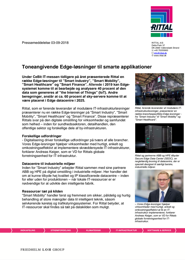 Toneangivende Edge-løsninger til smarte applikationer 