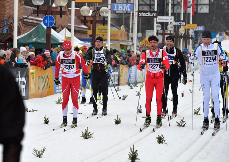 H.K.H Kronprins Frederik av Danmark i Vasaloppet 2014