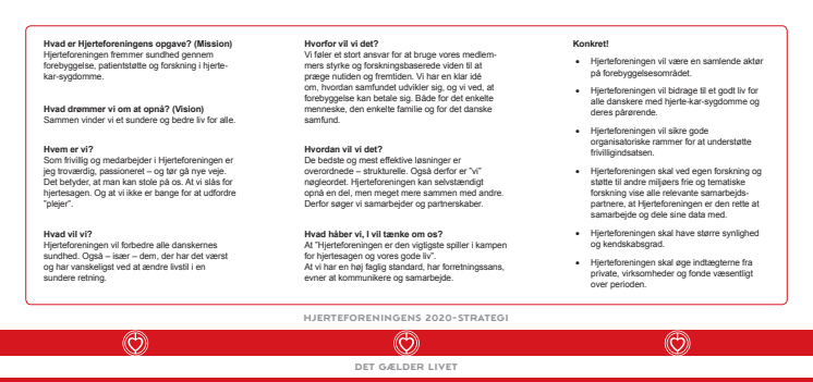 Hjerteforeningens 2020-vision