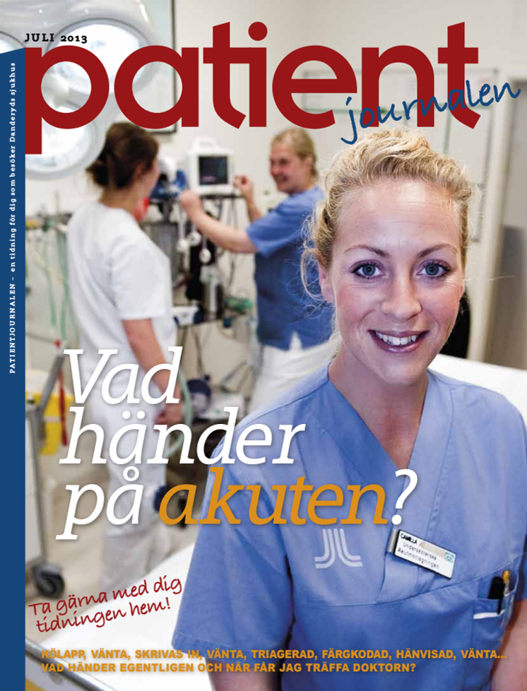 Egen tidning till patienterna på akuten