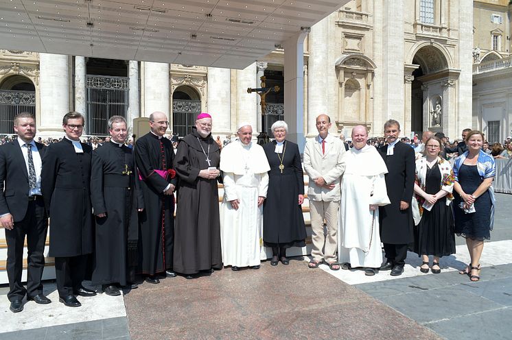 Ekumeniskt möte med påven i Vatikanen