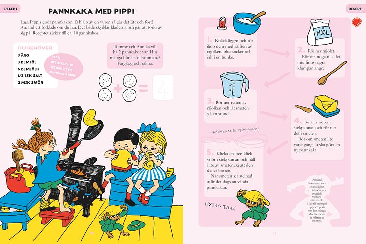 Uppslag Pippi nr 1 2025