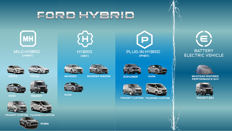 Ford Hybrid portolio