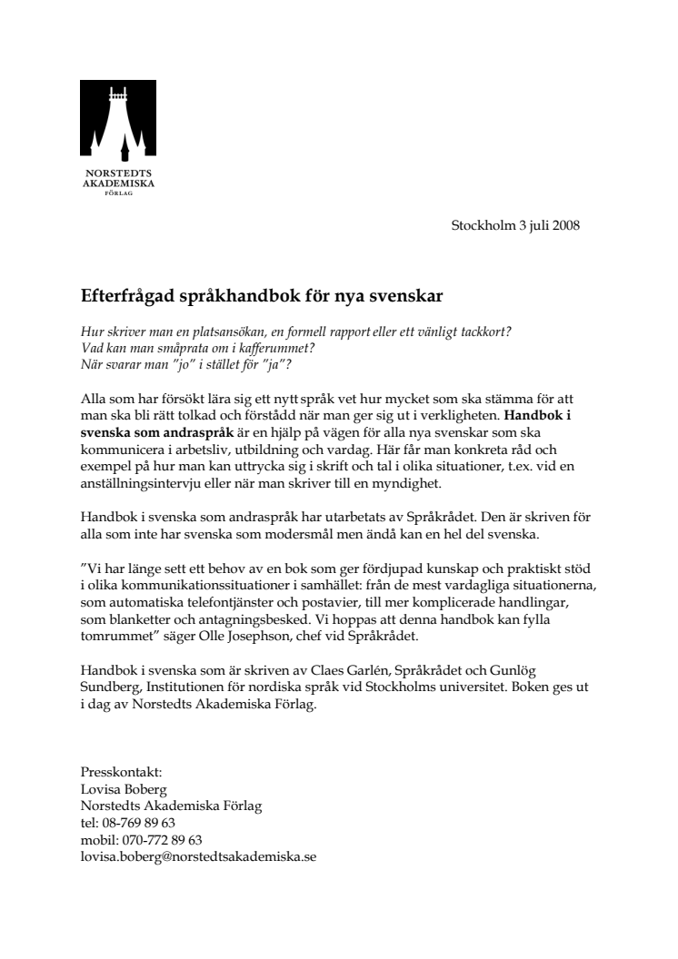 Efterfrågad språkhandbok för nya svenskar