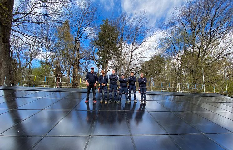 Smart Solar Roof - PREFAB - installation