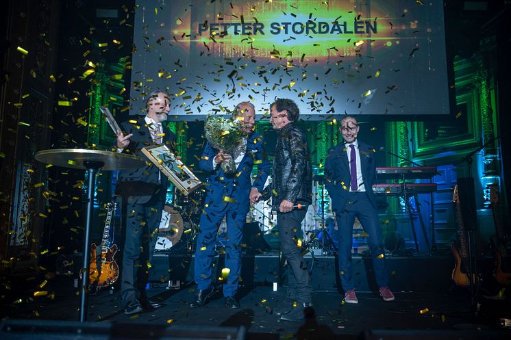 Petter Stordalen tar emot Visitas utmärkelse "Hall of Fame".