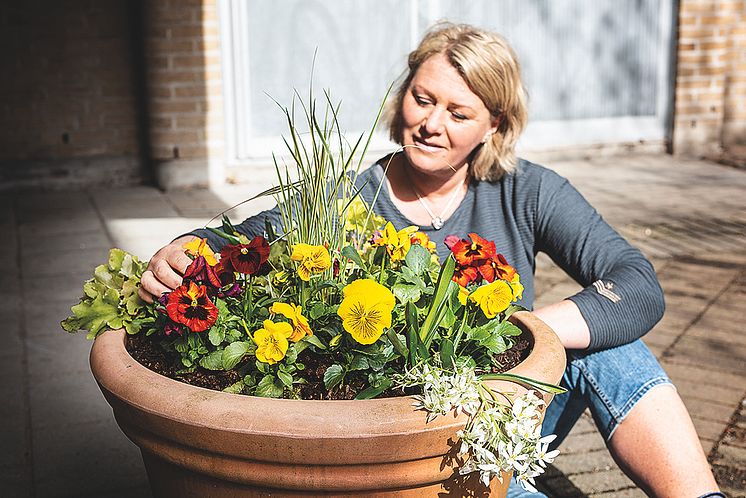 Kicki Bälter, trädgårdsutvecklare på Bostadsbolaget.