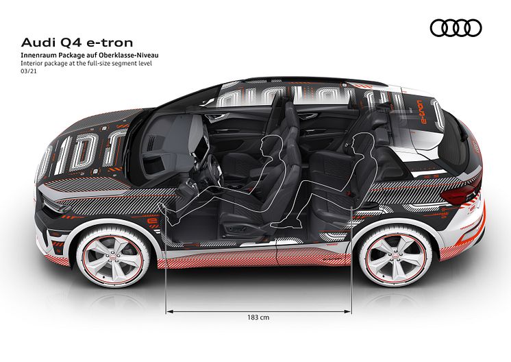 Audi Q4 e-tron pladsforhold