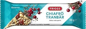 Friggs nøttebar med chiafrø og tranebær