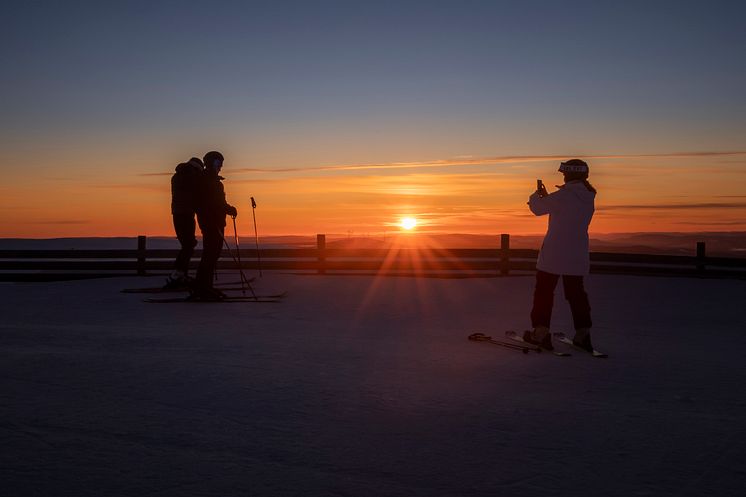 Soluppgång Vemdalen januari 2020