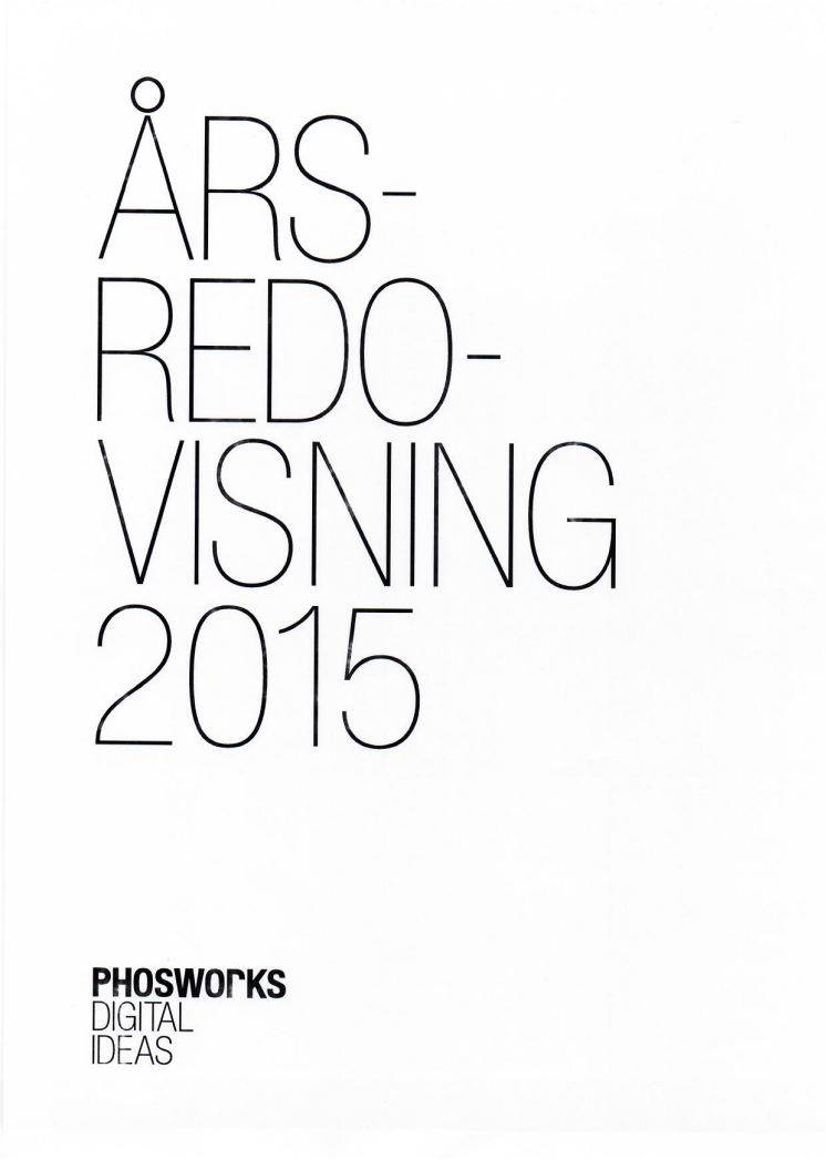 Årsredovisning 2015