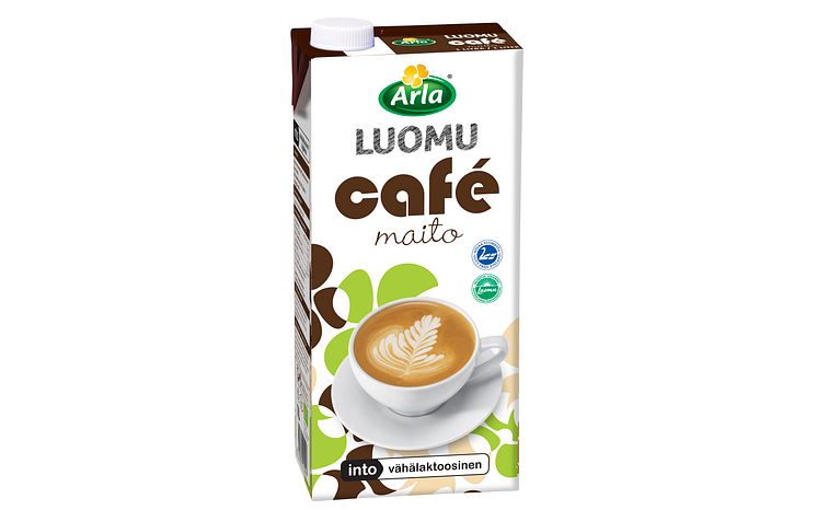 Arla Ingman Luomu Café -maito 1 L (UHT), into