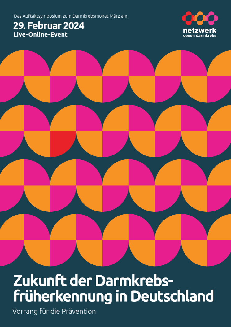 Auftaktsymposium: "Zukunft der Darmkrebsfrüherkennung in Deutschland" am 29.02.2023