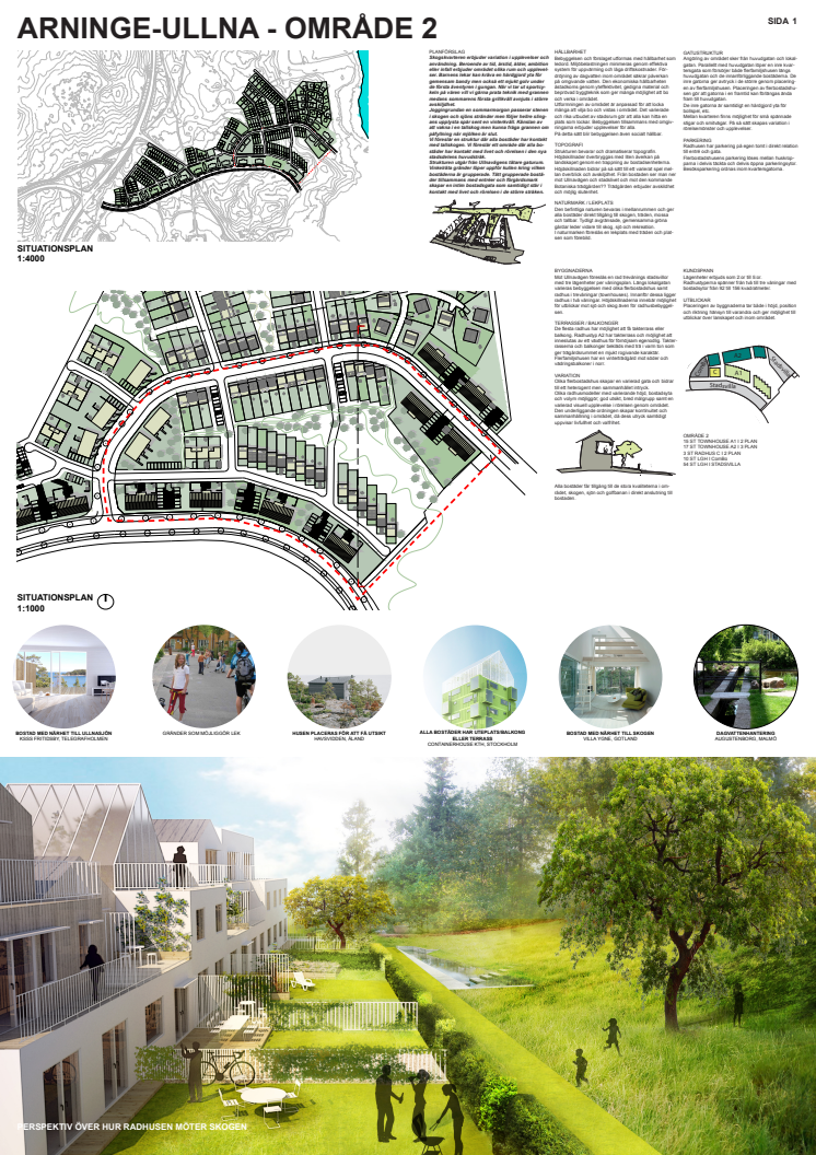 Arkitektförslag: Titania vinner anbudstävling avseende nyproduktion av 99 bostäder i Täby!