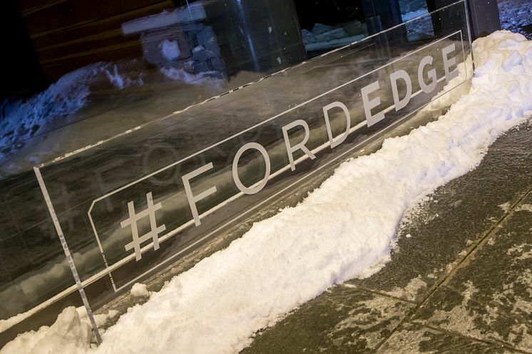 Nya Ford Edge pressvisas i Åre.