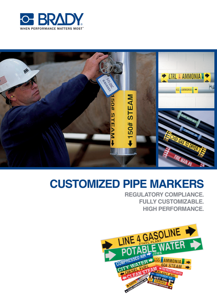 Customized Pipe Markers Brochure