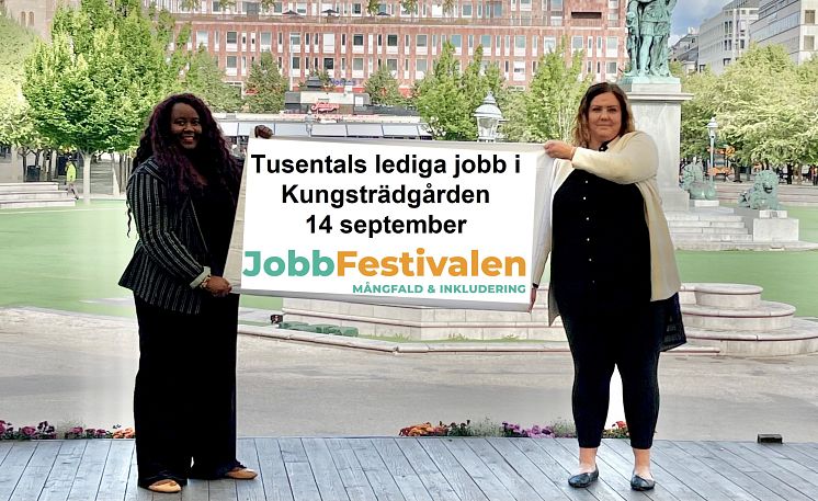Tusentals lediga jobb i Kungsträdgården 14 september 2022 - Jobbfestivalen