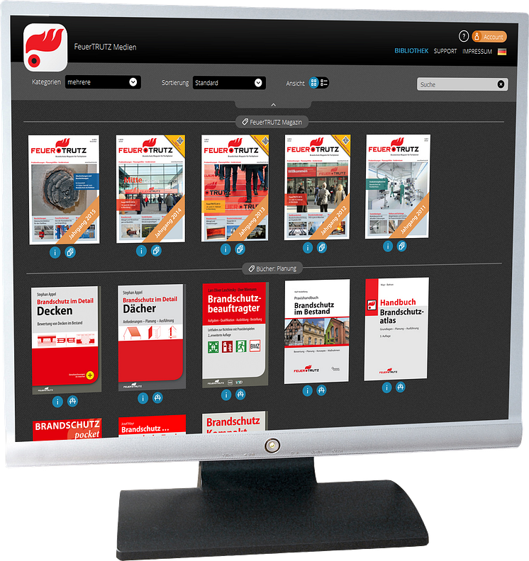 FeuerTRUTZ Medien App am PC