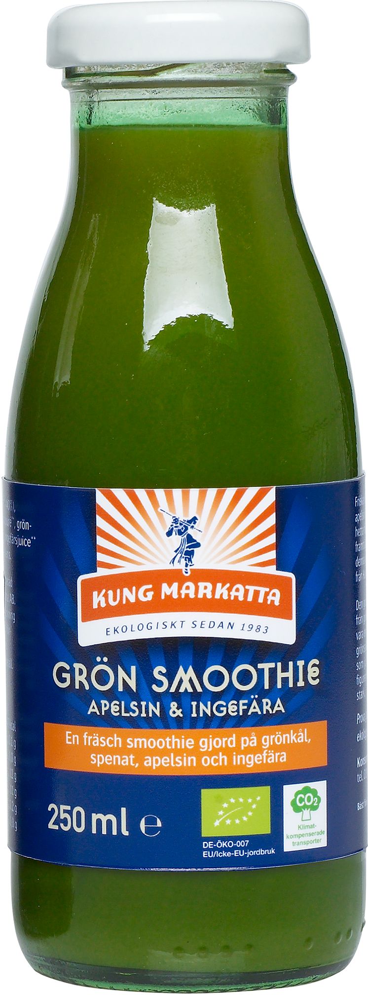 Kung Markatta ekologisk Grön Smoothie Apelsin & Ingefära