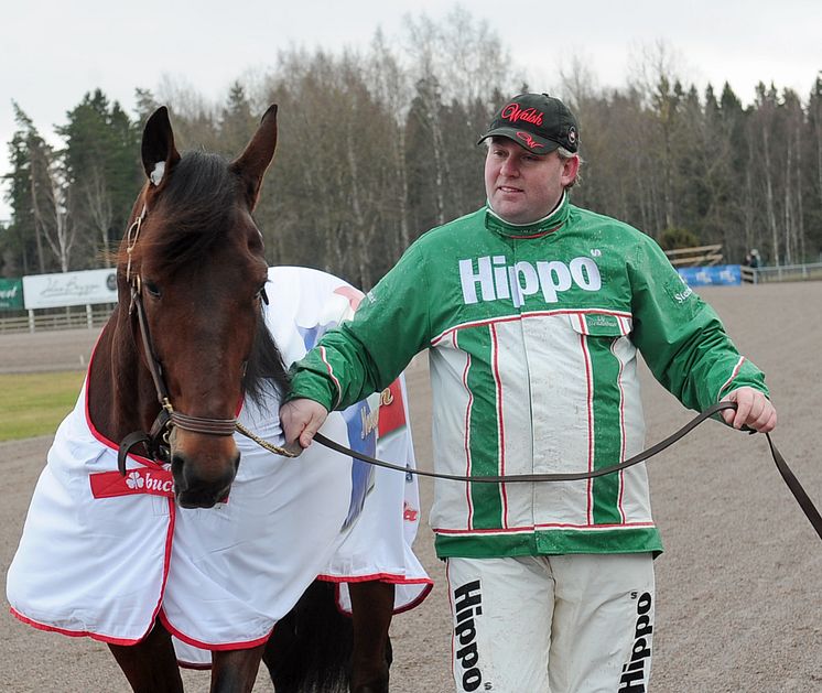 Noras Bean och tränare Ulf Stenströmer