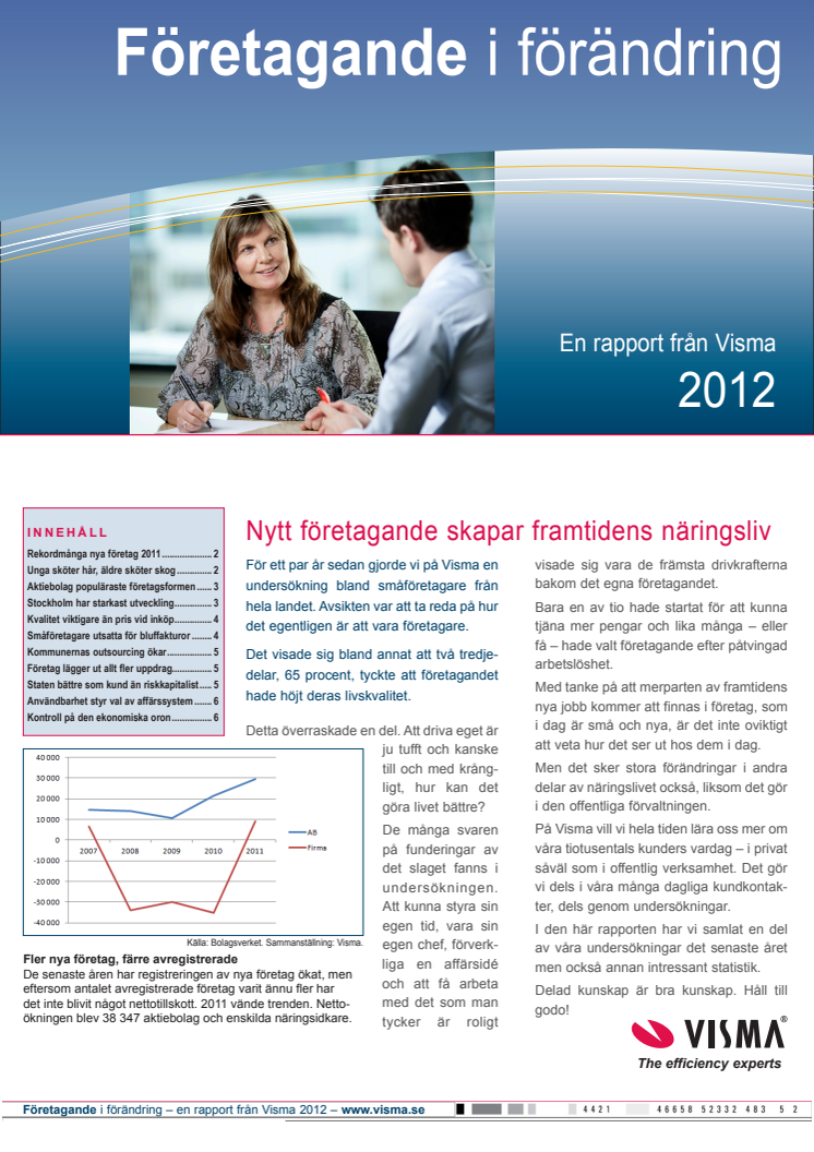 Företagande i förändring 2012