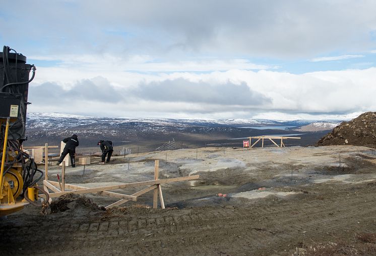 Byggnationerna av Hemavans nya topprestaurang är igång