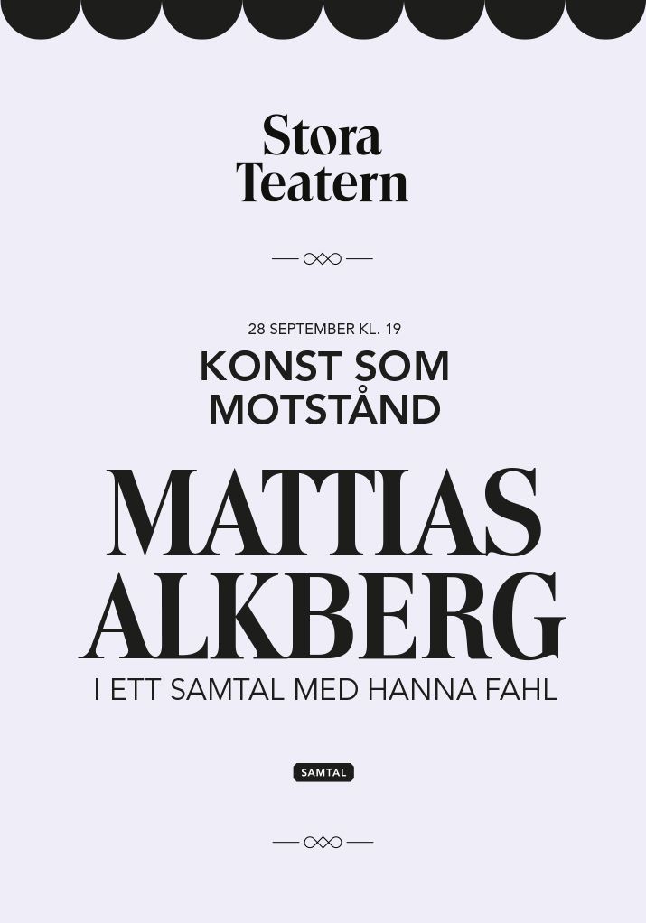 Affisch exempel Stora Teatern