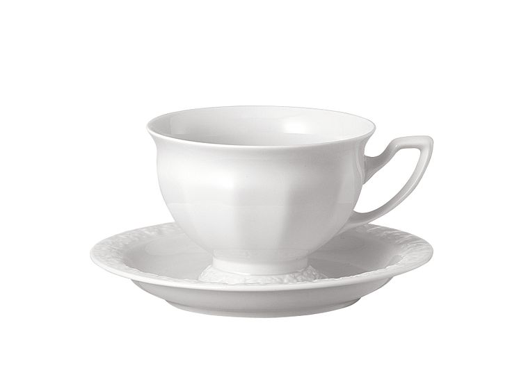 R_Maria_White_Coffee_Cup_And_Saucer