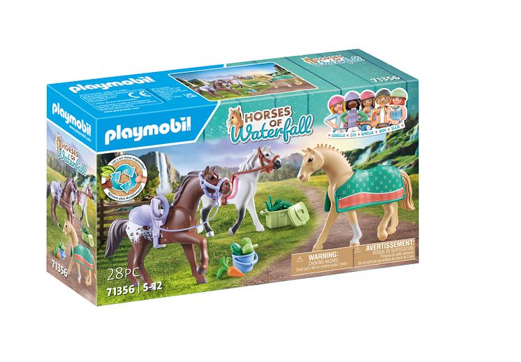 3 Pferde: Morgan, Quarter Horse & Shagya Araber (71356) von PLAYMOBIL