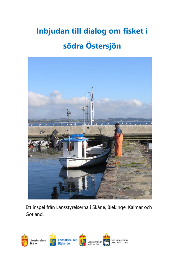 Dialog om fisket i södra Östersjön
