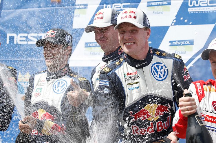  Jari-Matti Latvala fick till det på hemmaplan och vann det snabbaste rallyt någonsin