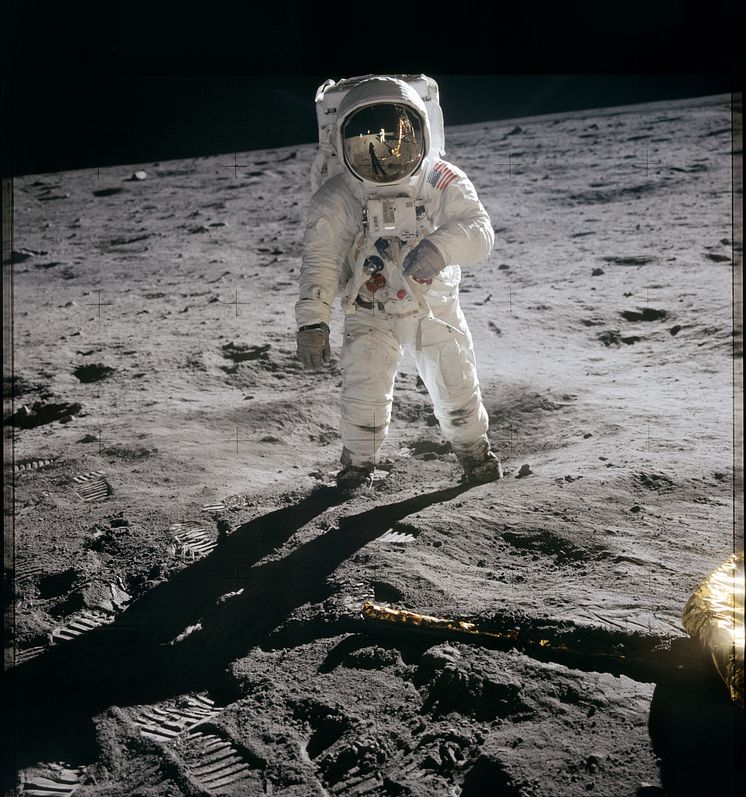 Astronaut Buzz Aldrin, foto Neil Armstrong