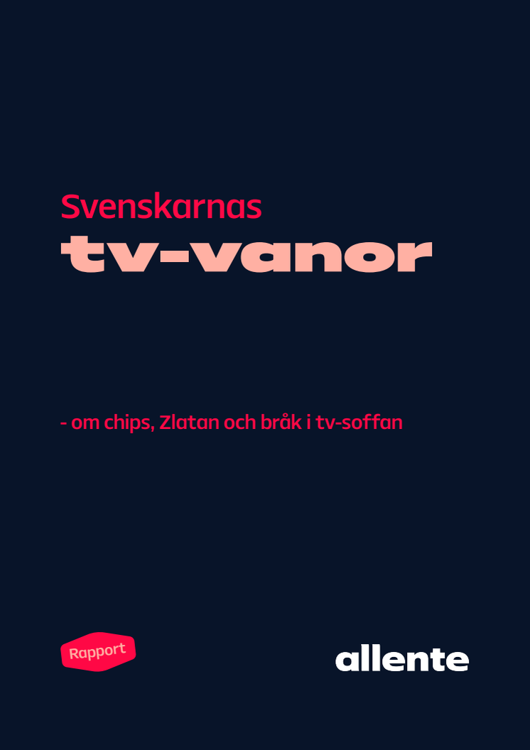 Svenskarnas tv-vanor 2021