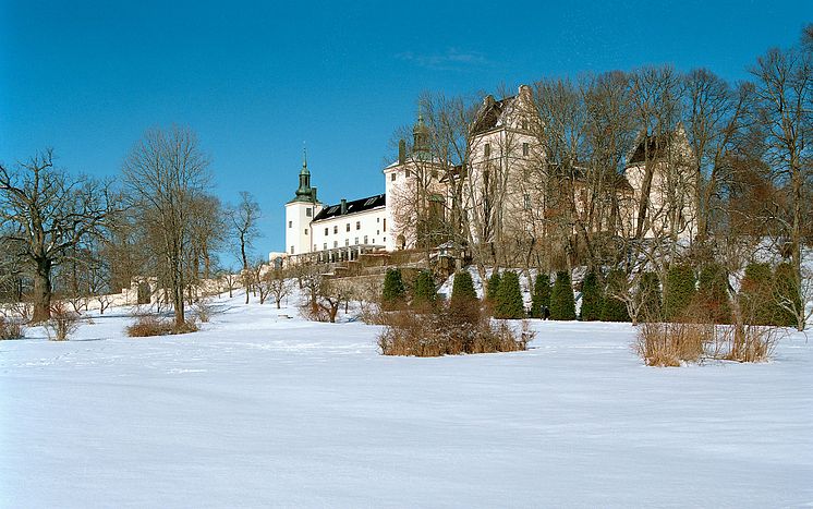 Tyresö slott i vinterskrud, foto Peter Segemark, Nordiska-museet