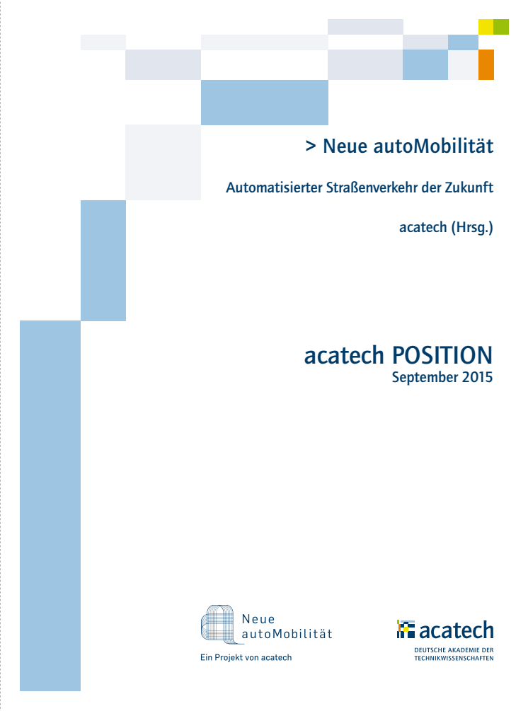 acatech POSITION Neue autoMobilität