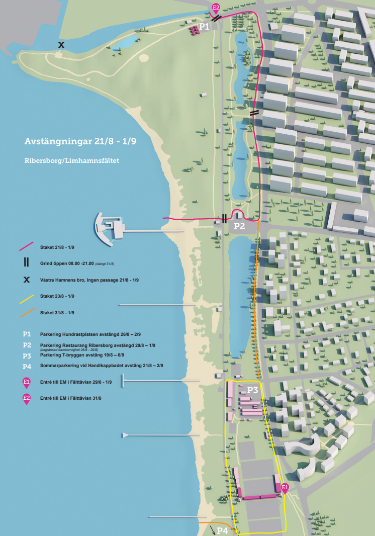 Omfattande bevakning av Riberborg inför EM i fälttävlan