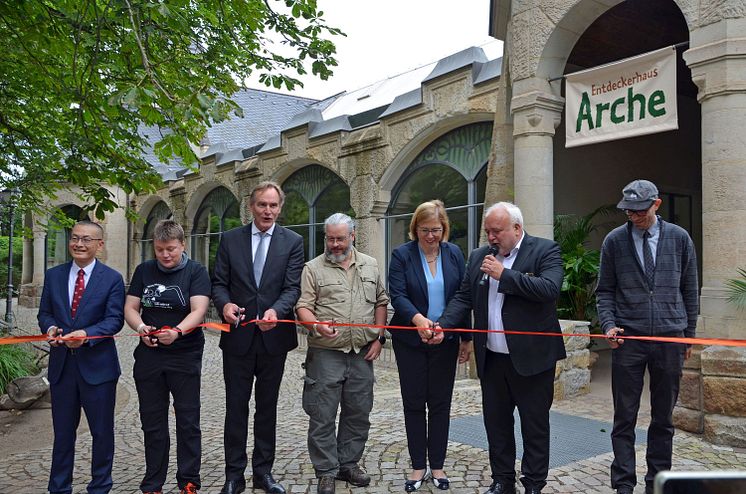 Feierliche Eröffnung Entdeckerhaus Arche im Zoo Leipzig