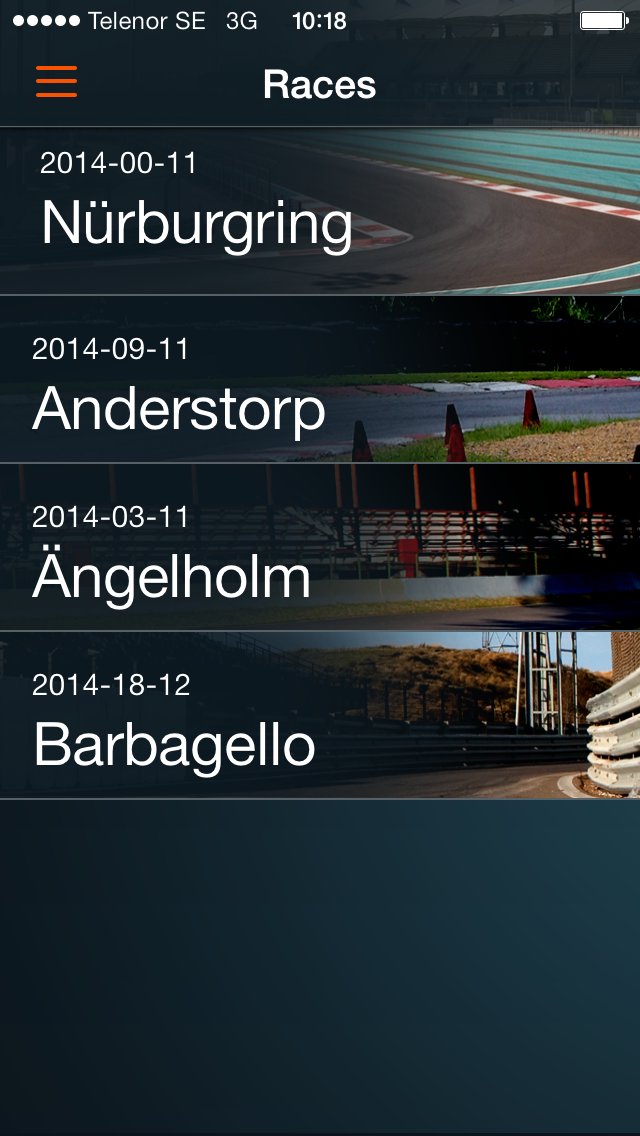 Koenigsegg One:1 app Races