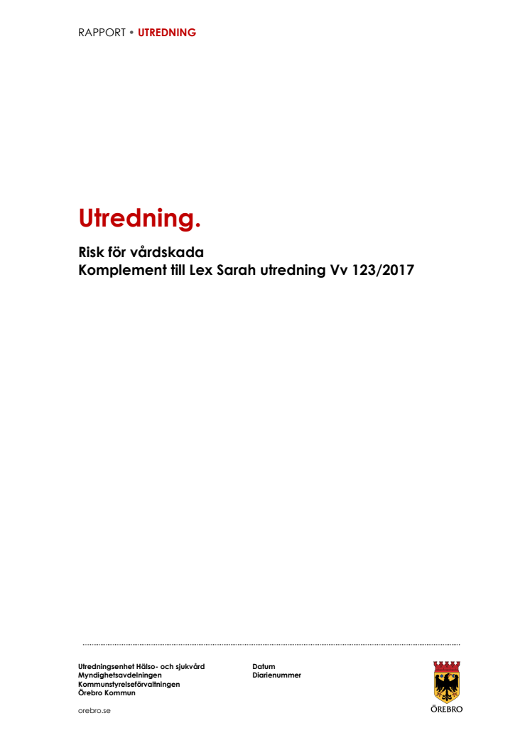 Utredning Lex Maria Vv 123_2017