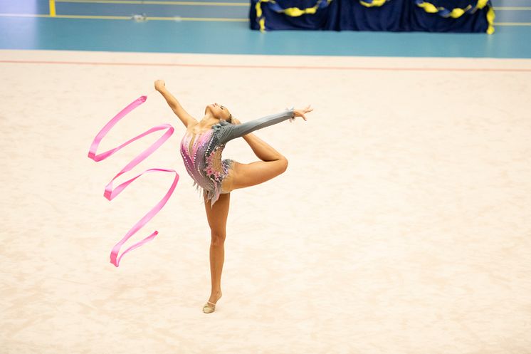 Alva Svennbeck, svensk mästarinna i rytmisk gymnastik, 2019